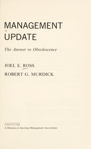 Cover of: Management update by Joel E. Ross