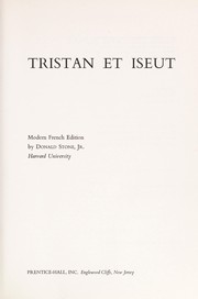 Cover of: Tristan et Iseut. by 