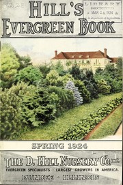 Cover of: Hill's evergreen book: spring 1924