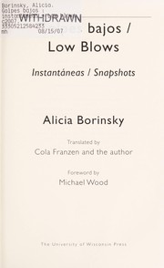 Cover of: Golpes bajos by Alicia Borinsky