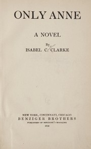 Cover of: Only Anne: a novel