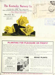 Cover of: Planting for pleasure or profit