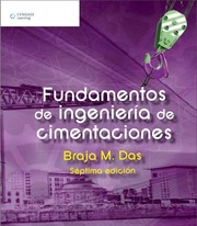 Cover of: Fundamentos de ingeniería de cimentaciones