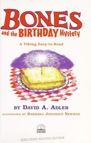 Cover of: Bones and the birthday mystery by 