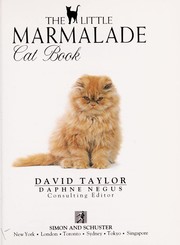 Cover of: The little marmalade cat book