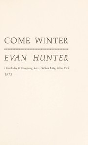 Cover of: Come winter.
