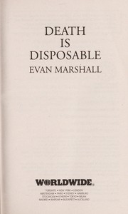 Cover of: Death is disposable: a mystery of hidden Manhattan