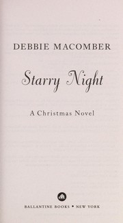 Cover of: Starry night: a Christmas novel