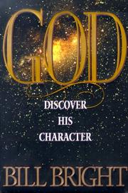 Cover of: God: Discover His Character