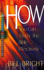 Cover of: How You Can Study the Bible Effectively (Transferable Concepts (Paperback)) (Transferable Concepts)