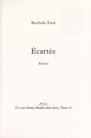 Cover of: Ecarte e. by Rochelle Fack