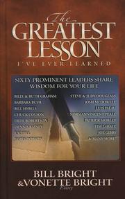 Cover of: The Greatest Lesson I've Ever Learned
