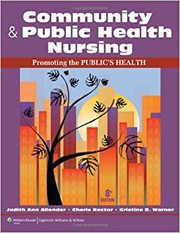 Cover of: Community health nursing by 
