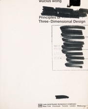 Cover of: Principles of three-dimensional design