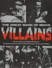 Cover of: The great book of movie villains by Jan Stacy