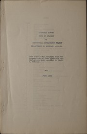 Cover of: Economic survey of the town of Stavely