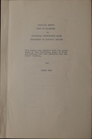 Cover of: Economic survey of the town of Blairmore