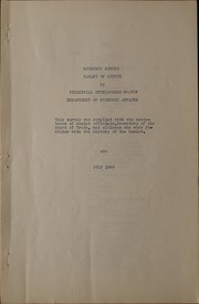 Cover of: Economic survey of the hamlet of Coutts