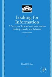 Looking for Information by Donald O. Case