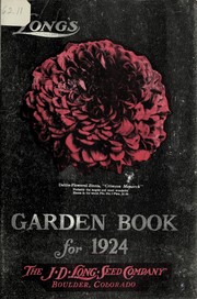 Cover of: Long's garden book for 1924