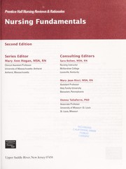 Cover of: Nursing fundamentals