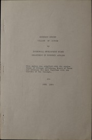 Cover of: Economic survey of the village of Strome