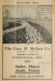 Cover of: Bulbs, plants, seeds, fruits for fall planting: Autumn 1924
