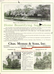 Home beautifying suggestions by Charles Momm & Sons