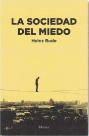 La sociedad del miedo cover