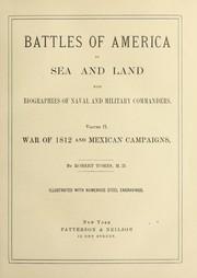 Cover of: Battles of America by sea and land: with biographies of naval and military commanders.