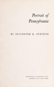 Cover of: Portrait of Pennsylvania