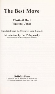 The best move by Vlastimil Hort
