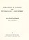 Cover of: Strategic planning for technology industries