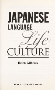 Cover of: Japanese language, life & culture