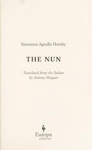 The nun by Simonetta Agnello Hornby