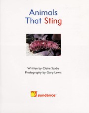 Cover of: Animals that sting