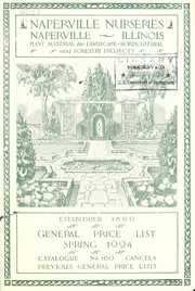 Cover of: General price list: Spring 1924 : catalogue no. 160 cancels previous general price lists