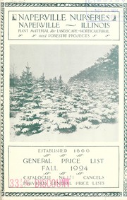 Cover of: General price list: Fall 1924 : catalogue no. 171 cancels previous general price lists