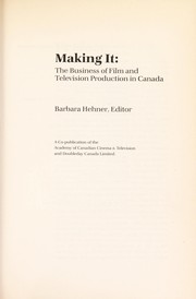 Cover of: Making it by Barbara Hehner, editor.