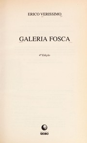 Cover of: Galeria fosca