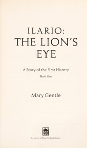 Cover of: Ilario, the lion's eye
