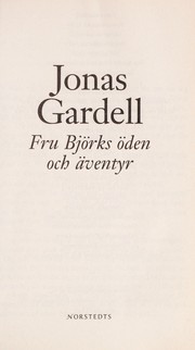 Cover of: Fru Bjo rks o den och a ventyr