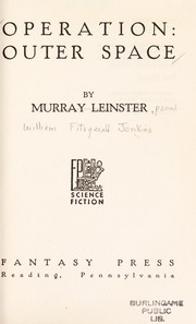 Cover of: Operation: Outer Space by Murray Leinster