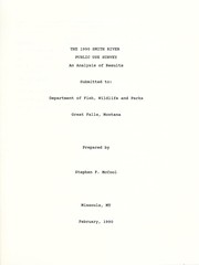 The 1990 Smith River public use survey by Stephen F. McCool