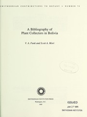 Cover of: A bibliography of plant collectors in Bolivia by V. A. Funk