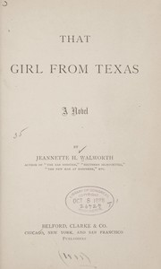 Cover of: That girl from Texas: a novel