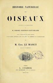 Cover of: Histoire naturelle des oiseaux by Emm Le Maout