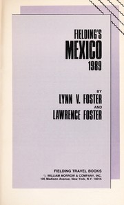 Cover of: Fielding's Mexico 1989