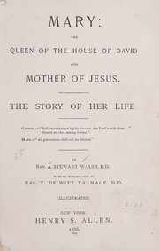 Cover of: Mary: the queen of the house of David and mother of Jesus