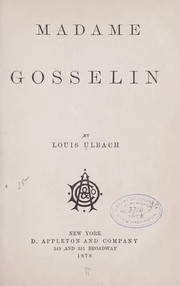 Cover of: Madame Gosselin